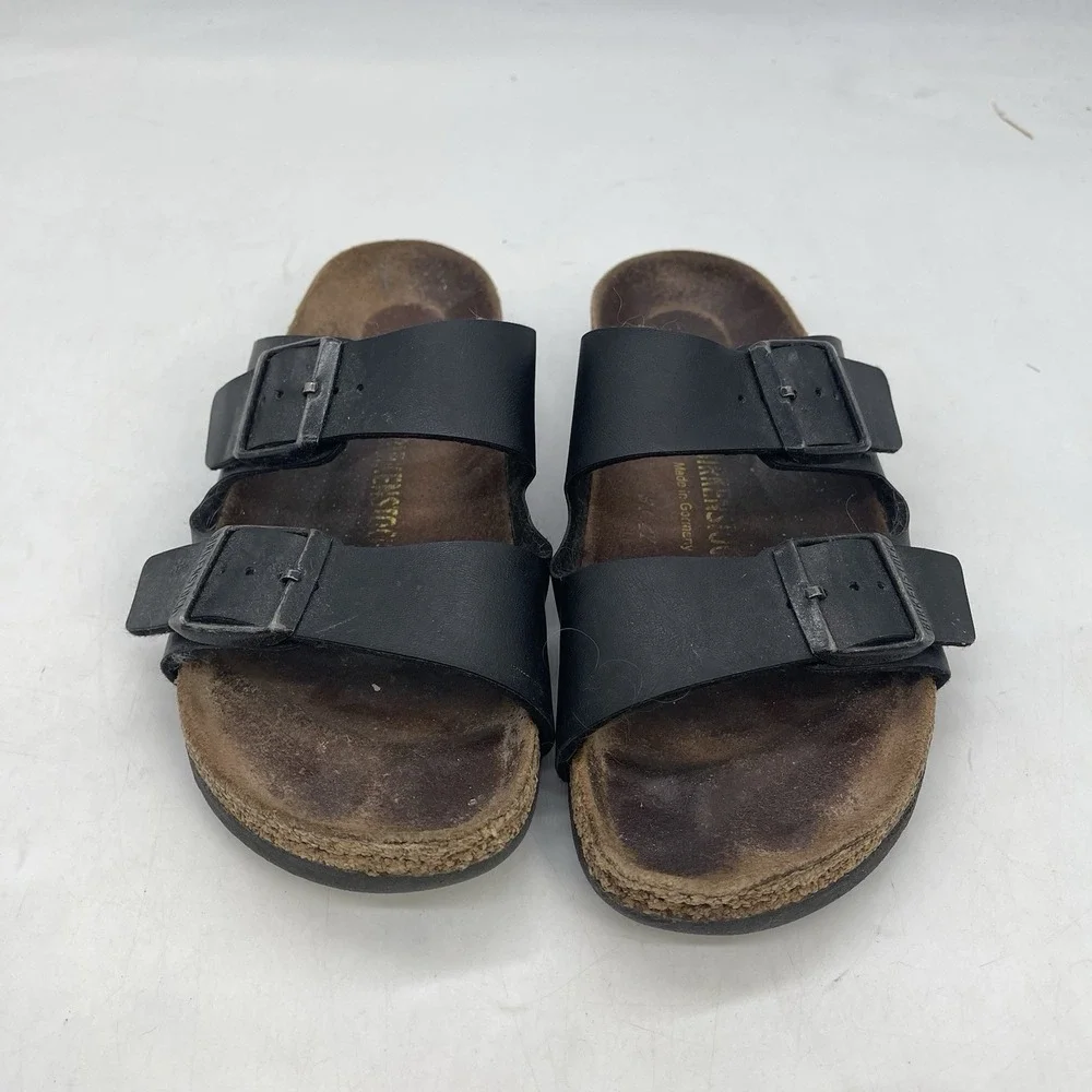 Birkenstock Arizona Sandals Womens 7 Mens 5 US Brown Mocha Suede Leather Shoes